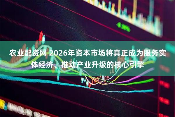 农业配资网 2026年资本市场将真正成为服务实体经济、推动产业升级的核心引擎